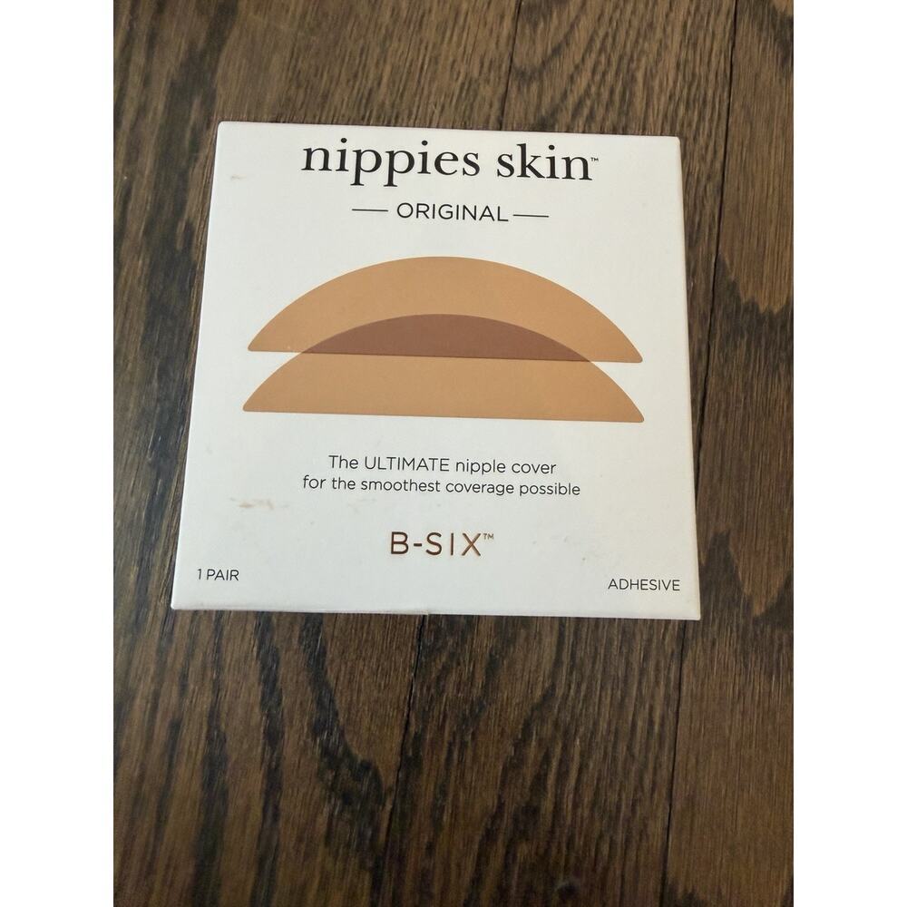 Nippies skin ORIGINAL B-SIX 1-Pair Adhesive Covers Size 1-A-C Cup Caramel Color